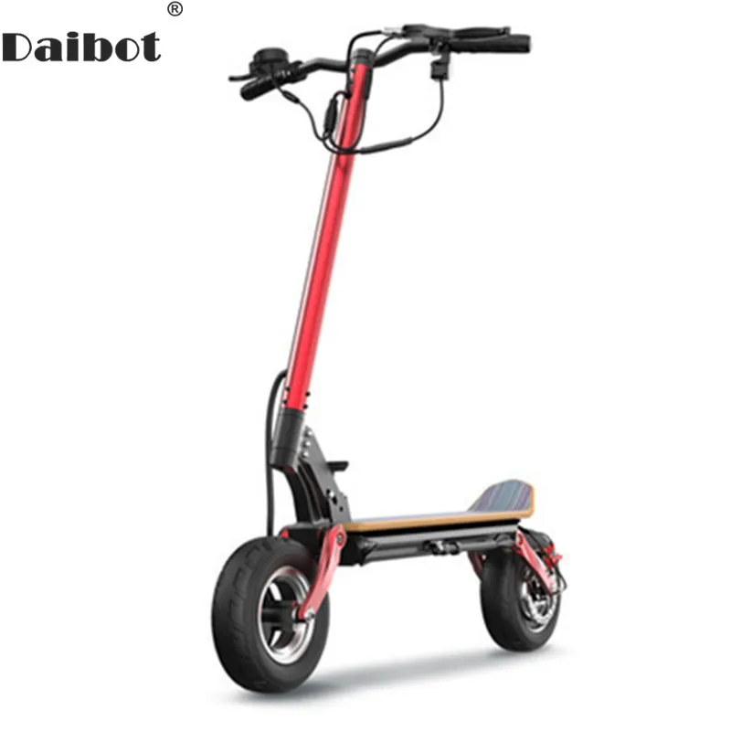 

Daibot Electric Scooter Off Road 10 Inch Electric Scooters Brushless Motor 500W 48V Folding Electric Kick Scooter For Adults