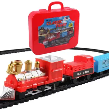 Christmas Electric Rail Train Toy Children's Electric Educational Toy Railway Train Set Racing Road Transportation Toys
Christmas Electric Rail Train Toy Children's Electric Educational Toy Railway Train Set Racing Road Transportation Toys