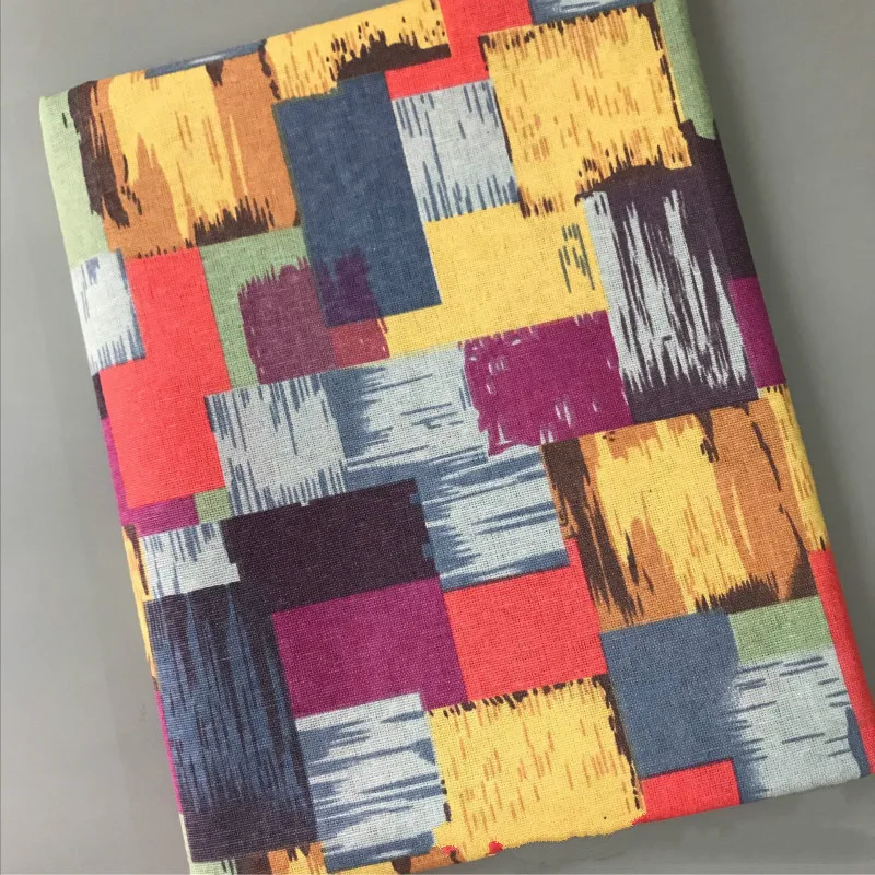 Multicolor Plaid Printed Cotton Linen Fabric DIY Sewing Linen Cotton Fabric Canvas Material Pillow Textile Sofa Curtain Decorate
Multicolor Plaid Printed Cotton Linen Fabric DIY Sewing Linen Cotton Fabric Canvas Material Pillow Textile Sofa Curtain Decorate