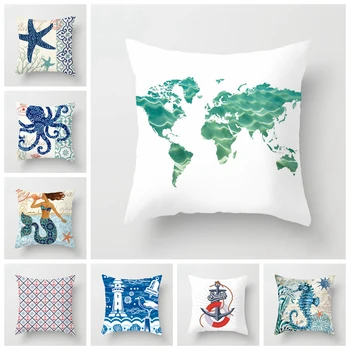Retro decorative pillow case Mediterranean housse de coussin ocean capa de almofada decoracion hogar cushion cover kussenhoes
Retro decorative pillow case Mediterranean housse de coussin ocean capa de almofada decoracion hogar cushion cover kussenhoes
