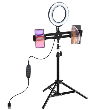 16cm Ring Light with Stand LED Camera Selfie Light Ring for iPhone Tripod and Phone Holder for Video Photography
16cm Ring Light with Stand LED Camera Selfie Light Ring for iPhone Tripod and Phone Holder for Video Photography