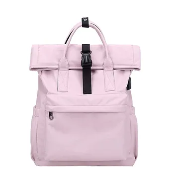 Fashion Waterproof Backpack Women Large Capacity Schoolbags Casual Solid Color Travel Laptop Backpack Teen Girls Bookbags
Fashion Waterproof Backpack Women Large Capacity Schoolbags Casual Solid Color Travel Laptop Backpack Teen Girls Bookbags