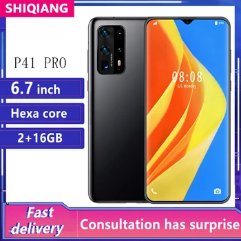 SOYES P41 Pro Mobile Phone Android Face Unlock ID Fingerprint 6.7inch RAM 2GB ROM 16GB Smartphone New Camera Wifi Factory Phone
SOYES P41 Pro Mobile Phone Android Face Unlock ID Fingerprint 6.7inch RAM 2GB ROM 16GB Smartphone New Camera Wifi Factory Phone