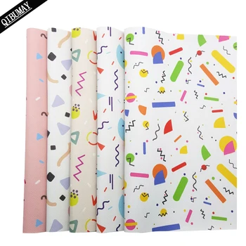 QIBU A4 22*30cm Geometric Stripe Printed Synthetic Leather DIY Faux Leather Bow Fabric Accessories Handmade Bags Shoes Materials 
QIBU A4 22*30cm Geometric Stripe Printed Synthetic Leather DIY Faux Leather Bow Fabric Accessories Handmade Bags Shoes Materials