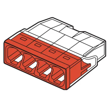 100Pcs 2273-204 mini pushfit Connectors COMPACT 4x2.5qmm CAGE CLAMP CONNECTION Push-wire Connector for Junction Boxes
100Pcs 2273-204 mini pushfit Connectors COMPACT 4x2.5qmm CAGE CLAMP CONNECTION Push-wire Connector for Junction Boxes