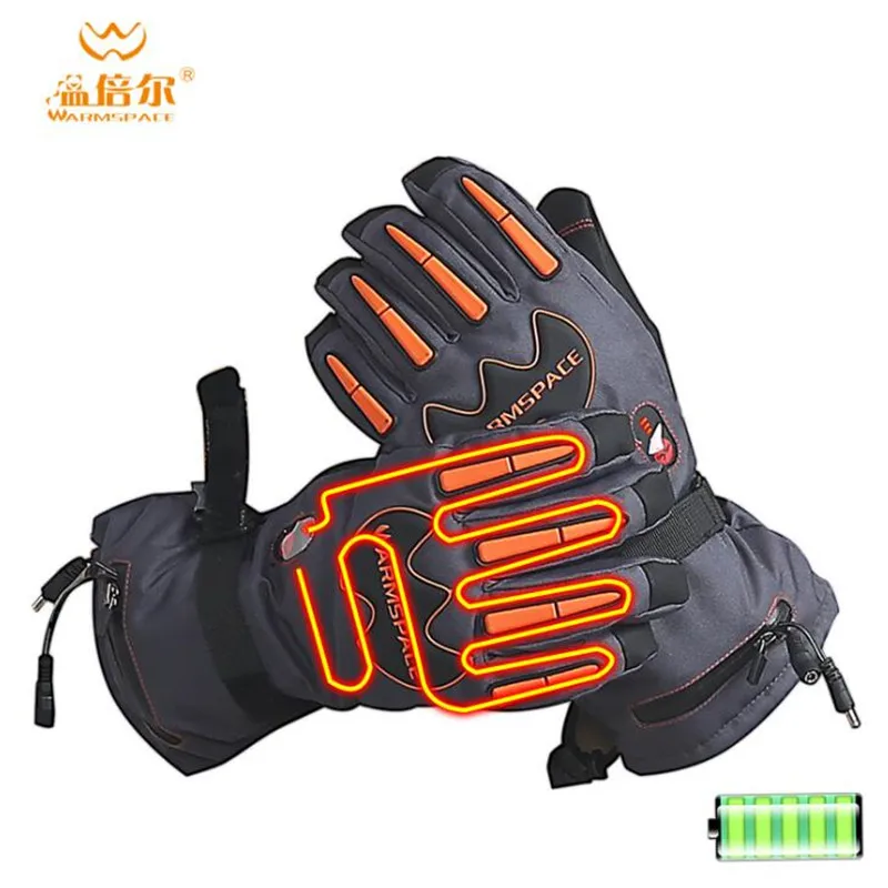 

Clearance 5600MAH Smart Electric Heat Gloves,Ski Waterproof Lithium Battery Self Heating,5 Fingers&Hand Back Heated,3 Gear 4-8H