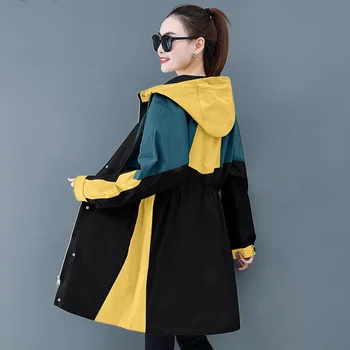 Fashion Plus Size Long Trench Coat Women Hooded 2020 Spring Autumn New Wild Women Overcoat Loose Windbreaker Outwear 3XL H049
Fashion Plus Size Long Trench Coat Women Hooded 2020 Spring Autumn New Wild Women Overcoat Loose Windbreaker Outwear 3XL H049