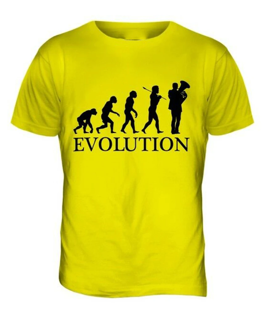 Euphonium Player Evolution Of Man Мужская футболка топ подарок в летнем стиле | одежда