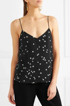 NEW EQ 100% real silk women long sleeve blouses starlet The sling is black and white 
NEW EQ 100% real silk women long sleeve blouses starlet The sling is black and white