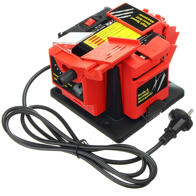 Eu Plug Multifunction Sharpener Electric Household Sharpener Tool For Knife Twist Drill Hss Drill Scissor Chisel Electric Grinde
Eu Plug Multifunction Sharpener Electric Household Sharpener Tool For Knife Twist Drill Hss Drill Scissor Chisel Electric Grinde