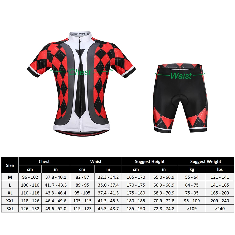 WOSAWE 2018 Summer Cycling Set for Men Cycling Jersey Set Maillot Ropa Ciclismo MTB Bike Clothing Bicycle Clothes Sportswear
WOSAWE 2018 Summer Cycling Set for Men Cycling Jersey Set Maillot Ropa Ciclismo MTB Bike Clothing Bicycle Clothes Sportswear