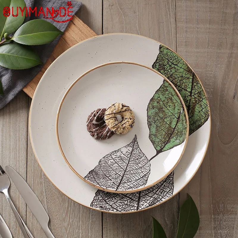 Simple Ceramic Plate Exquisite Reaction Glaze Hand-painted Ceramic Tableware Hotel Printing Plate Creative Personality Tableware
Simple Ceramic Plate Exquisite Reaction Glaze Hand-painted Ceramic Tableware Hotel Printing Plate Creative Personality Tableware
