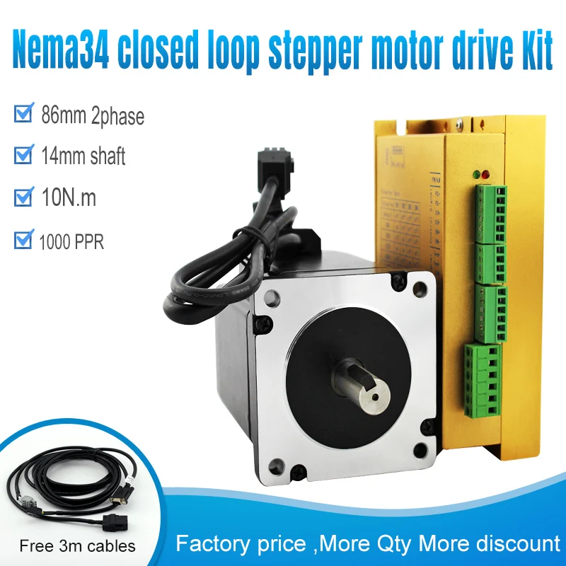 Nema34 2phase Stepper Motor Driver 10nm Servo Motor LC86H2128+LCDA86H Closed-loop step motor 10NM 86 Hybrid servo closed loop
Nema34 2phase Stepper Motor Driver 10nm Servo Motor LC86H2128+LCDA86H Closed-loop step motor 10NM 86 Hybrid servo closed loop