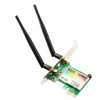 Pci-E Wireless Network Card 867Mbps Bluetooth 4.0 Wifi Dual Band Gigabit Adapter With High-Gain Antenna
Pci-E Wireless Network Card 867Mbps Bluetooth 4.0 Wifi Dual Band Gigabit Adapter With High-Gain Antenna