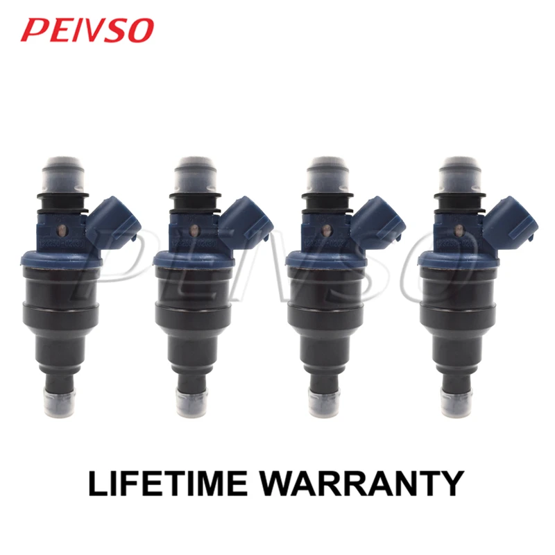 

PEIVSO 4pcs 23250-02030 Fuel Injector For Toyota Carina E AT190 4AFE AT191 7AFE 92-97 Nozzle 23209-02030 2325002030