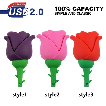 USB 2.0 Colorful Cartoon USB Flash Drive Romantic and lovable Mini Rose Pen Drive 64GB 32GB Pendrive Wedding Gifts USB Stick
USB 2.0 Colorful Cartoon USB Flash Drive Romantic and lovable Mini Rose Pen Drive 64GB 32GB Pendrive Wedding Gifts USB Stick
