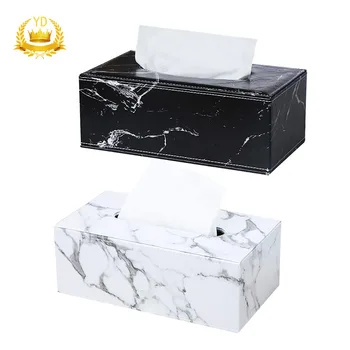 Marbling PU Tissue Box Rectangle Paper Towel Holder Desktop Napkin Storage Container Kitchen Tissue Tray
Marbling PU Tissue Box Rectangle Paper Towel Holder Desktop Napkin Storage Container Kitchen Tissue Tray