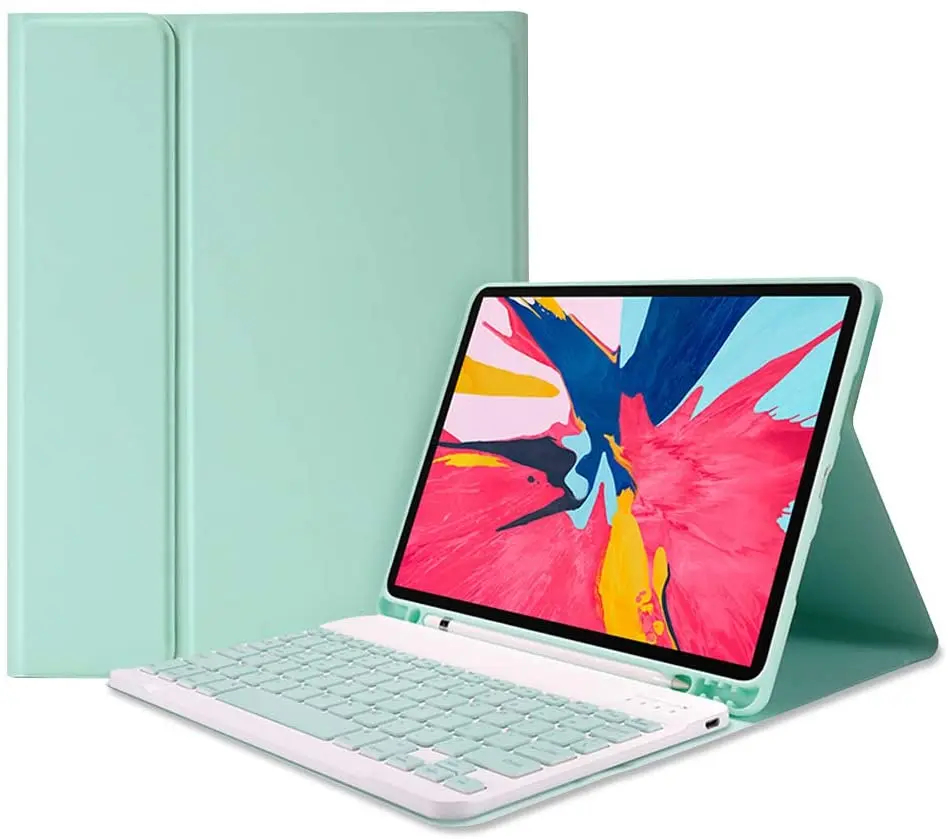 For iPad Pro 11 Keyboard Case (2nd Generation) - Detachable Wireless Keyboard and Pencil Support iPad Pencil , Auto Wake/Sleep
For iPad Pro 11 Keyboard Case (2nd Generation) - Detachable Wireless Keyboard and Pencil Support iPad Pencil , Auto Wake/Sleep