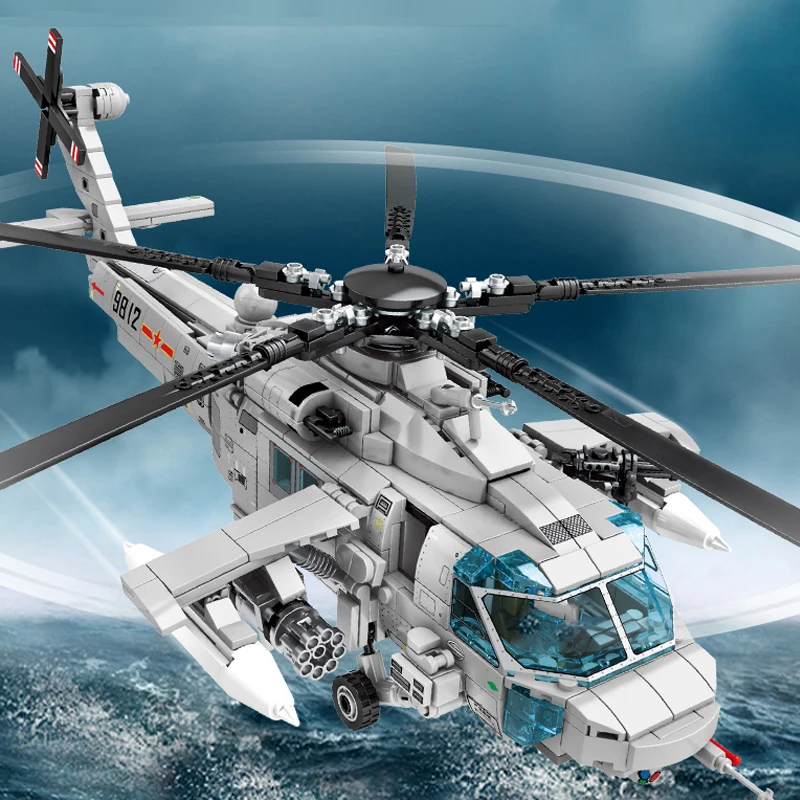 City Police Technic Military Series Armed Helicopter Building Blocks AVIC Aircraft Bricks Toys Holiday Gift for Kids Sembo
City Police Technic Military Series Armed Helicopter Building Blocks AVIC Aircraft Bricks Toys Holiday Gift for Kids Sembo