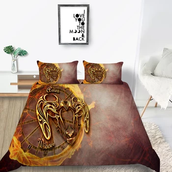 Aries Bedding Set Constellation Flame Soft 3D Duvet Cover Fashion King Queen Twin Full Single Double Unique Design Bed Set
Aries Bedding Set Constellation Flame Soft 3D Duvet Cover Fashion King Queen Twin Full Single Double Unique Design Bed Set