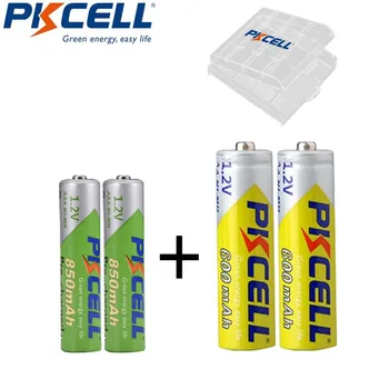 2/4/8Pcs PKCELL AA NIMH 1.2V 600mah Rechargeable Battery And 2/4/8Pcs AAA NIMH 1.2V 850mah Rechargeable Battery With 1/2/4 BOX
2/4/8Pcs PKCELL AA NIMH 1.2V 600mah Rechargeable Battery And 2/4/8Pcs AAA NIMH 1.2V 850mah Rechargeable Battery With 1/2/4 BOX