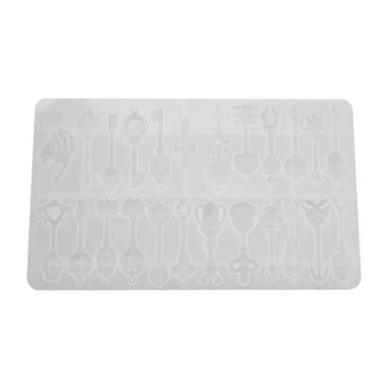 Crystal Epoxy Resin Mold Tray Key Pendant Casting Silicone Mould DIY Crafts Jewelry Making Tools
Crystal Epoxy Resin Mold Tray Key Pendant Casting Silicone Mould DIY Crafts Jewelry Making Tools