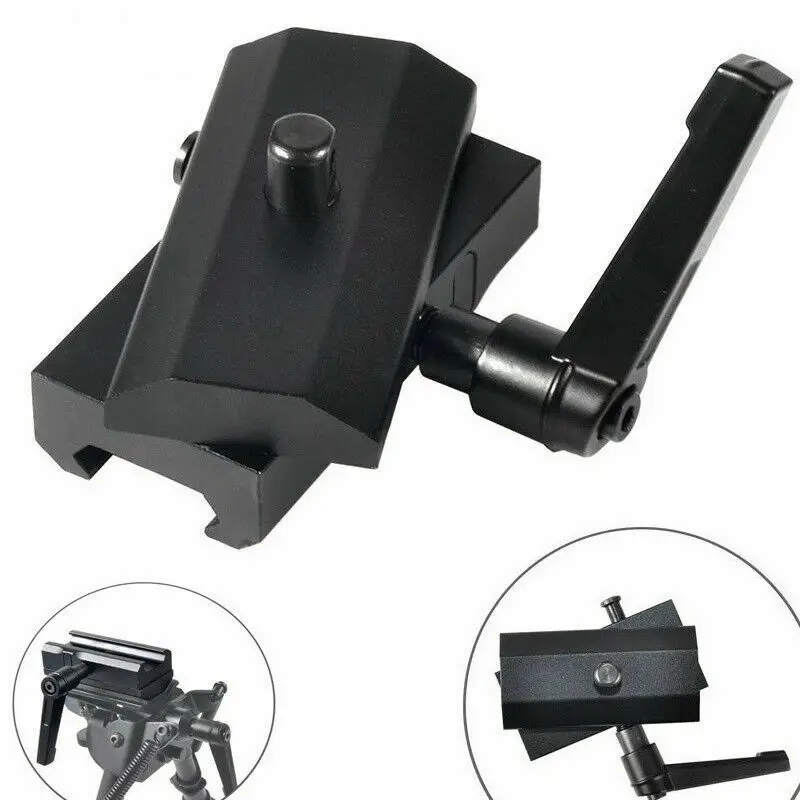 Magorui QD Вращающийся адаптер для винтовки Bipod Харриса с поворотным
