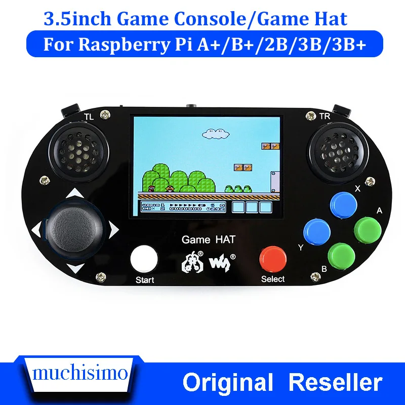 Raspberry Pi 3B+(Plus)3.5inch Game HAT Console Gamepad For Raspberry Pi 2B zero w RetroPie with Case
Raspberry Pi 3B+(Plus)3.5inch Game HAT Console Gamepad For Raspberry Pi 2B zero w RetroPie with Case
