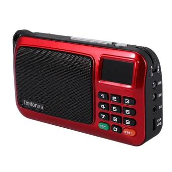 Rolton W505 Portable Radio Handheld Digital FM USB TF MP3 Player Speaker with LED Display Subwoofer MP3 Player/Torch Lamp()
Rolton W505 Portable Radio Handheld Digital FM USB TF MP3 Player Speaker with LED Display Subwoofer MP3 Player/Torch Lamp()