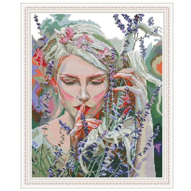 Lady DIY Handmade Needlework Counted 14CT Printed Cross Stitch Embroidery Kit Set Home Decoration
Lady DIY Handmade Needlework Counted 14CT Printed Cross Stitch Embroidery Kit Set Home Decoration