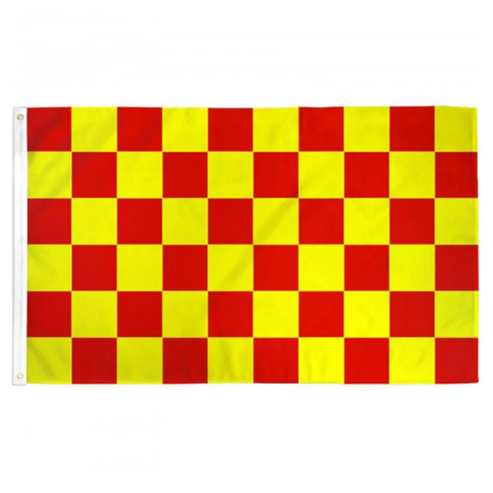 Red and Yellow Check Flag Checkered Banner 3x5FT 100D 150X90CM Polyester brass grommets custom, Free Shipping
Red and Yellow Check Flag Checkered Banner 3x5FT 100D 150X90CM Polyester brass grommets custom, Free Shipping