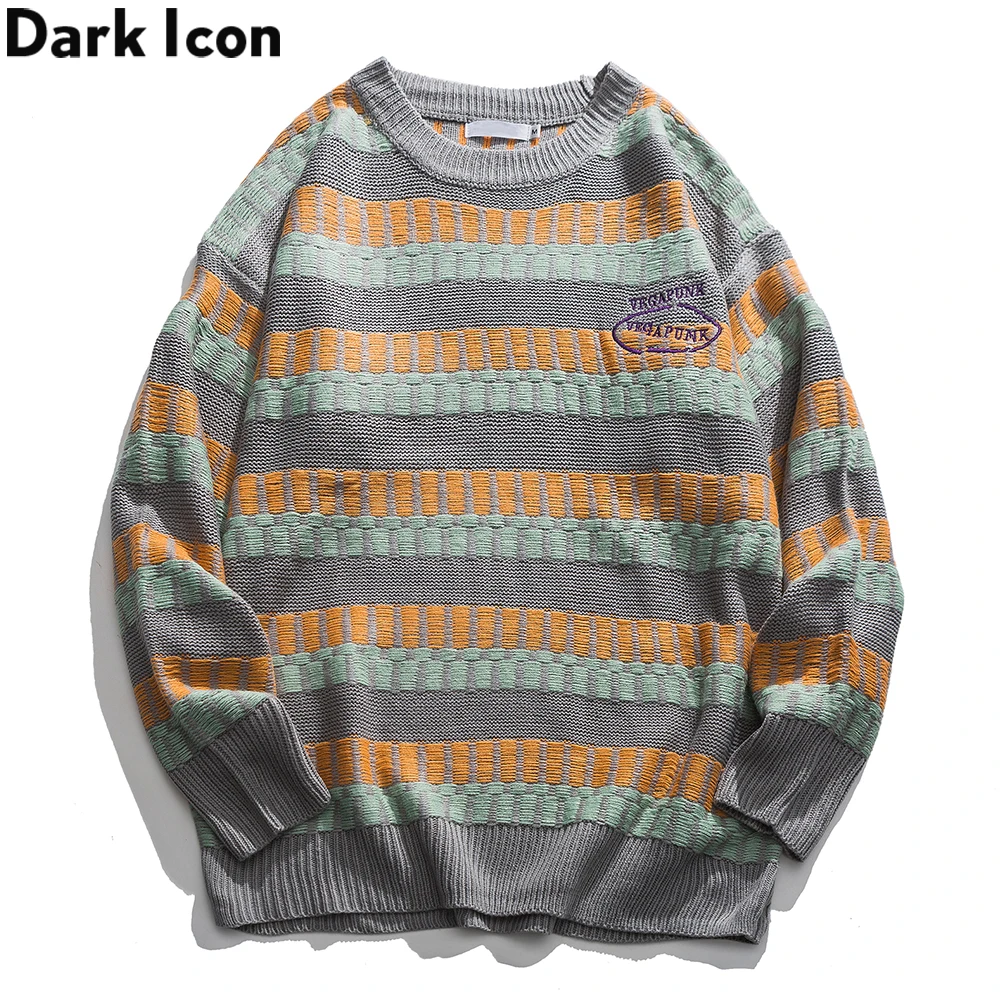 Stripe Color Men's Sweater Pullover Knitwear Preppy Style Sweaters Man Autumn Sweater Man
Stripe Color Men's Sweater Pullover Knitwear Preppy Style Sweaters Man Autumn Sweater Man
