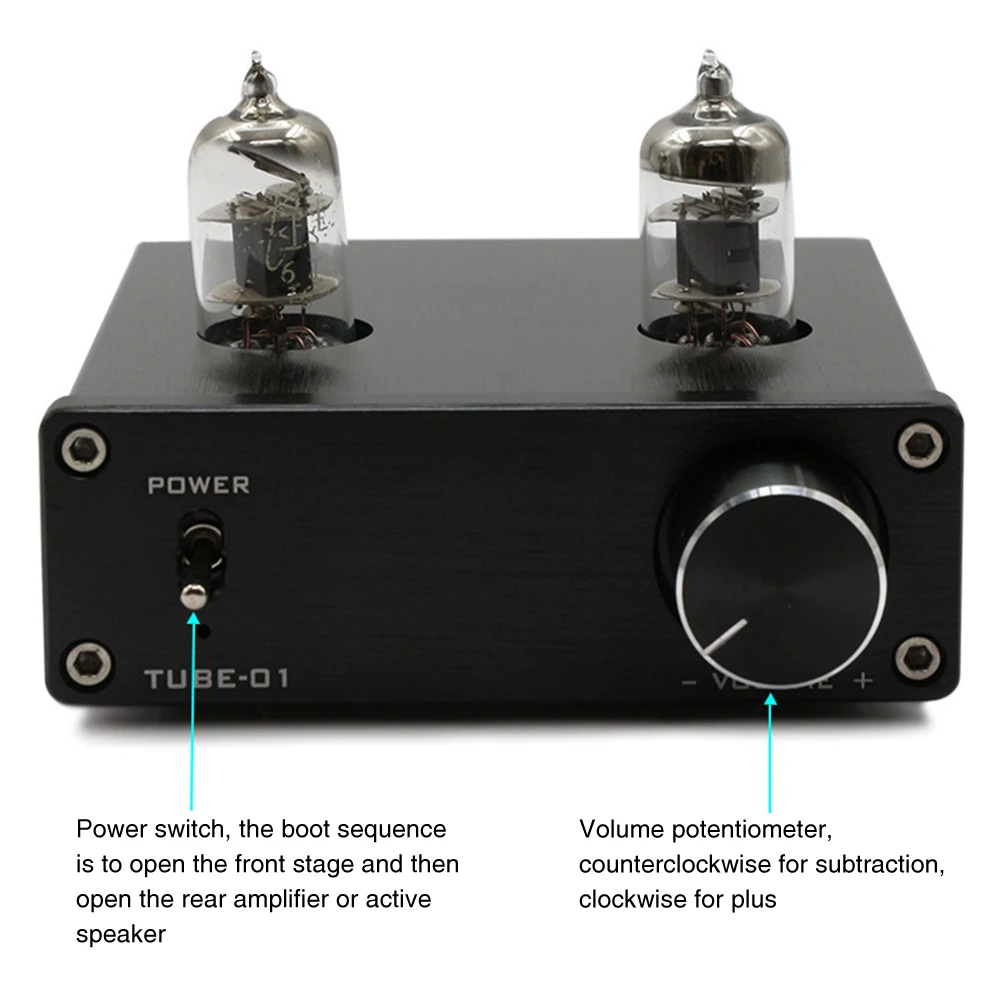 Tone Control Treble Bass Bile Tube 6J1 Adjustment Power Plug Sound Preamp Amplifier Buffer Home Theater Audio HIFI Mini
Tone Control Treble Bass Bile Tube 6J1 Adjustment Power Plug Sound Preamp Amplifier Buffer Home Theater Audio HIFI Mini