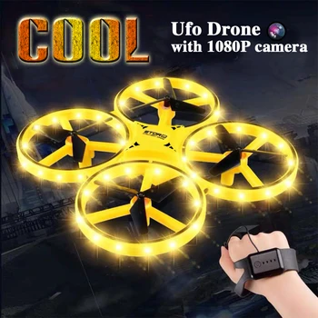 UFO Drone mini drone 1080P Induction Smart Watch Remote Sensing Gesture Aircraft Hand Control Drone Altitude Hold Kids toys
UFO Drone mini drone 1080P Induction Smart Watch Remote Sensing Gesture Aircraft Hand Control Drone Altitude Hold Kids toys