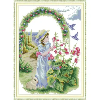 Joy Sunday Cross Stitch Kits Patten Enjoy Flower Handmade Cross Stitch Canvas Printed Embroidery Needlework Kit Home Decoration
Joy Sunday Cross Stitch Kits Patten Enjoy Flower Handmade Cross Stitch Canvas Printed Embroidery Needlework Kit Home Decoration