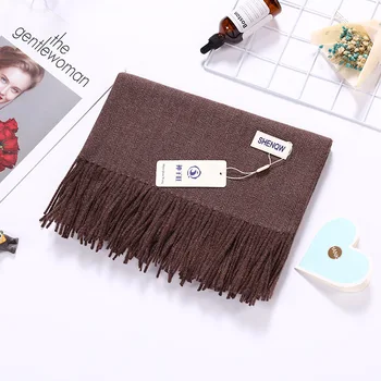 2020 knitted spring winter women scarf plaid warm cashmere scarves shawls Black 
2020 knitted spring winter women scarf plaid warm cashmere scarves shawls Black