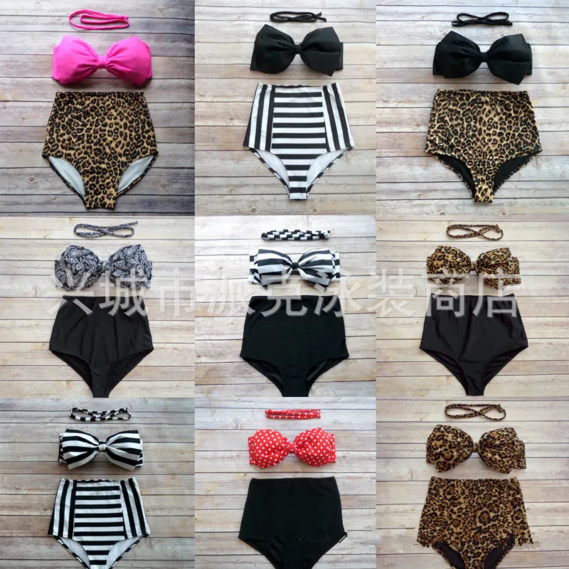 2018 Solid Bow High Waist Swimsuit Female bathing Suit Women Bikini Set Push Up Biquini Striped Sexy Girl Beach sport Swimwear
2018 Solid Bow High Waist Swimsuit Female bathing Suit Women Bikini Set Push Up Biquini Striped Sexy Girl Beach sport Swimwear
