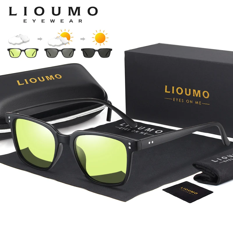 LIOUMO Square Sunglasses Men Women Polarized Sun Glasses Photochromic Driving Glasses Day Night Vision Anti-Glare lentes de sol
LIOUMO Square Sunglasses Men Women Polarized Sun Glasses Photochromic Driving Glasses Day Night Vision Anti-Glare lentes de sol