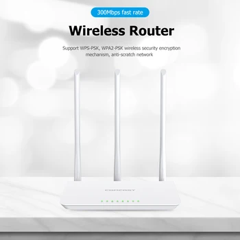 COMFAST CF-WR613N V3 300Mbps Wireless Router Extender Wider 3 Antennas 2.4GHz Wi-Fi Signal Amplifier Repeater
COMFAST CF-WR613N V3 300Mbps Wireless Router Extender Wider 3 Antennas 2.4GHz Wi-Fi Signal Amplifier Repeater