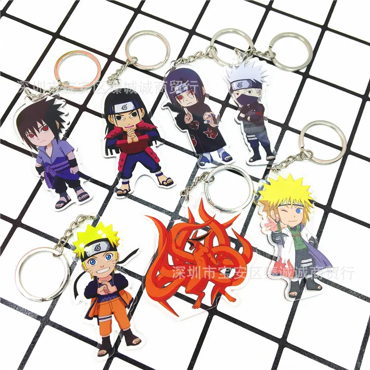 2019 Naruto Keychain Sasuke/itachi/Kakashi Double Sided Acrylic Key Chain Pendant Anime Accessories Cartoon Key Ring
2019 Naruto Keychain Sasuke/itachi/Kakashi Double Sided Acrylic Key Chain Pendant Anime Accessories Cartoon Key Ring