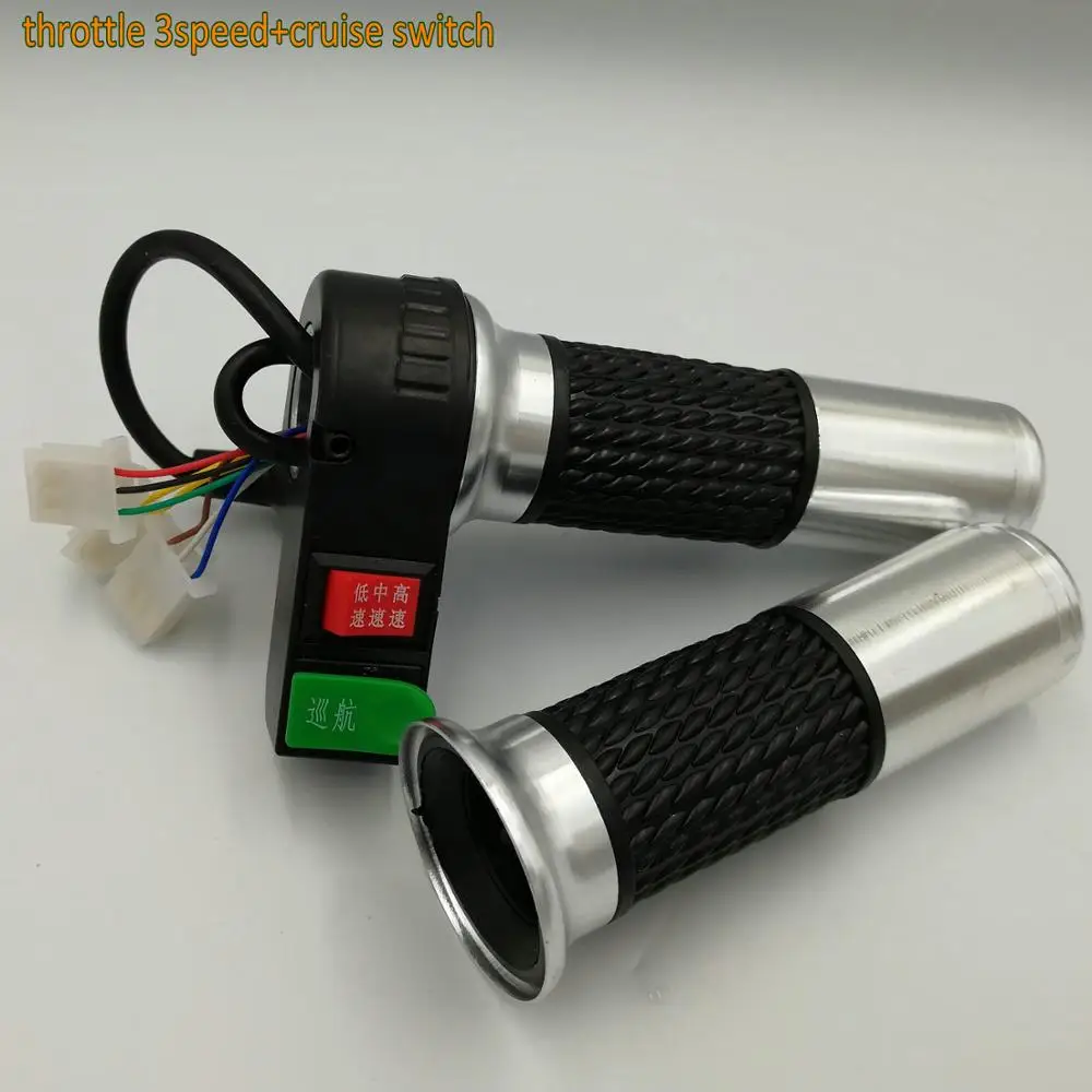 handlebar twist throttle gas handle with forward/reverse switch+3 gears/cruise switch electric bike scooter tricycle parts grips
handlebar twist throttle gas handle with forward/reverse switch+3 gears/cruise switch electric bike scooter tricycle parts grips