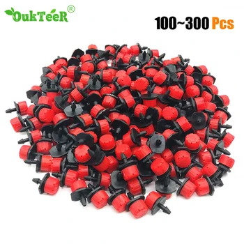 100-300Pcs 1/4 Adjustable Micro Drip Irrigation System Watering Sprinklers Anti-clogging Emitter Dripper Garden Supplies
100-300Pcs 1/4 Adjustable Micro Drip Irrigation System Watering Sprinklers Anti-clogging Emitter Dripper Garden Supplies
