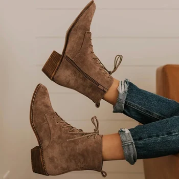 2020 leopard print brown black autumn comfortable low-heeled square heel plus size casual low-top women's boots
2020 leopard print brown black autumn comfortable low-heeled square heel plus size casual low-top women's boots