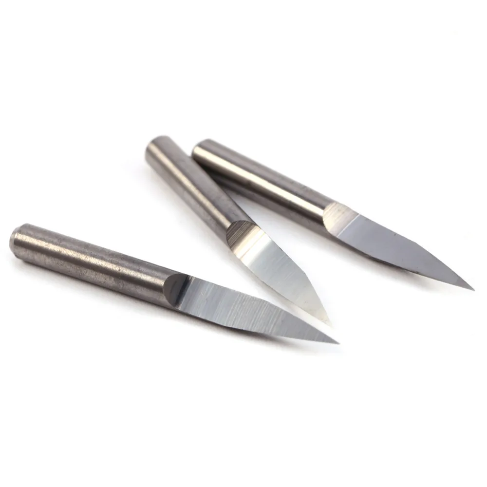 10Pcs 30degree 3.175mm*0.3 Router Bit 1/8" V shape Cutter For Wood working CNC Router Bits for Carbide PCB Engraving Router Bit
10Pcs 30degree 3.175mm*0.3 Router Bit 1/8" V shape Cutter For Wood working CNC Router Bits for Carbide PCB Engraving Router Bit