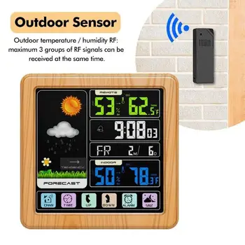 Office Livingroom Wireless Weather Station Thermometer Clock Creative Multifunction Wake Up Projector Full Touch Screen
Office Livingroom Wireless Weather Station Thermometer Clock Creative Multifunction Wake Up Projector Full Touch Screen