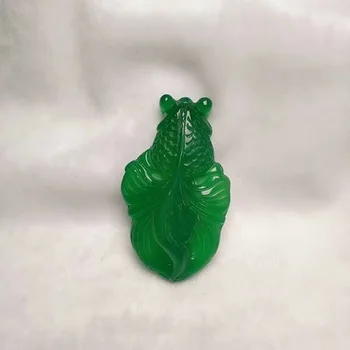 Natural ice species green agate goldfish pendant woman sends friend to bring her own
Natural ice species green agate goldfish pendant woman sends friend to bring her own