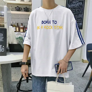 ZHIJING T-shirt Summer New Style Trend Loose-Fit Korean-style BOY'S Short sleeved clothes men t shirt
ZHIJING T-shirt Summer New Style Trend Loose-Fit Korean-style BOY'S Short sleeved clothes men t shirt