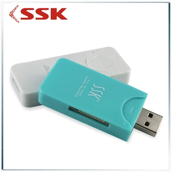 

ssk USB2.0 multi-function card reader SD TF cards readers camera mobile phone cardreader laptop accessories lector de tarjeta