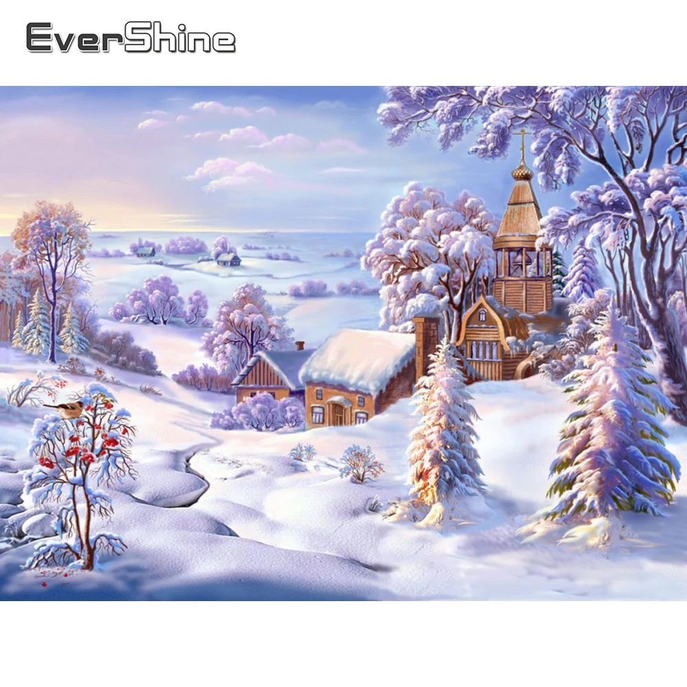 Evershine Diamond Painting Scenery Winter Full Set Cross Stitch Diamond Embroidery Landscape Winter Crystal Painting Home Decor
Evershine Diamond Painting Scenery Winter Full Set Cross Stitch Diamond Embroidery Landscape Winter Crystal Painting Home Decor