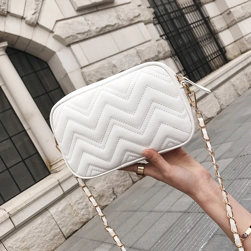 2018 New Style Fashion Korean-style Car Suture Wave Pattern Square Sling Bag Shoulder Cross-body Chain Bag Simple Versatile
2018 New Style Fashion Korean-style Car Suture Wave Pattern Square Sling Bag Shoulder Cross-body Chain Bag Simple Versatile